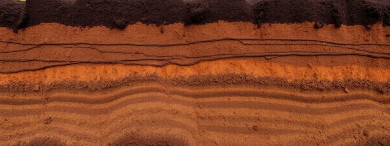 Soil Formation and Erosion Quiz