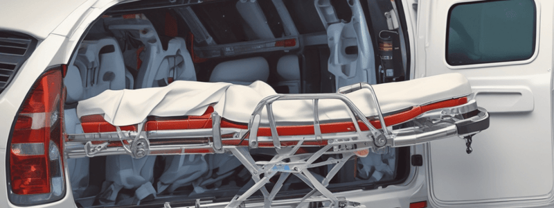 Types of EMS Stretchers and Backboards Quiz