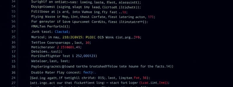 Python Dictionary and Control Flow Statements