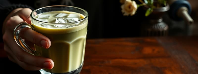 Iced Matcha Tea Latte Recipe