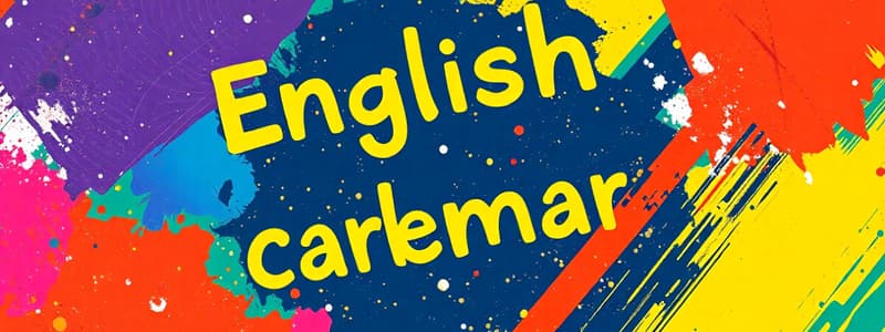 English Language Skills and Grammar Quiz