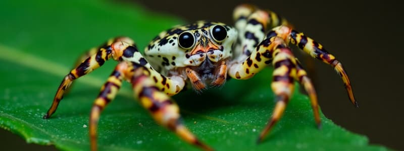 Crab Spider Camouflage and Cooperation