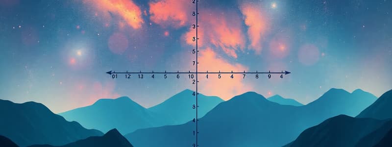 Rectangular Coordinate System Quiz