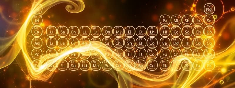 Chemistry: Atomic Structure, Periodic Table and Bonding