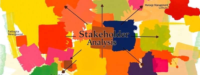 Stakeholderanalyse en Bedrijfsmodellen