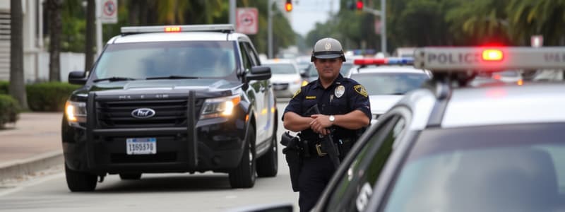 Miami Police Department Pursuit Policy Quiz