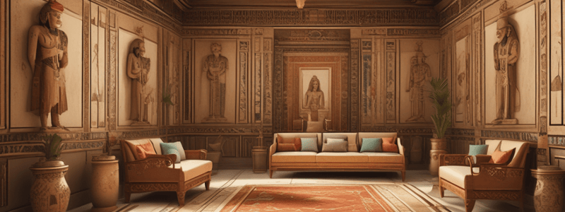 History of Interior Design: Ancient Egypt