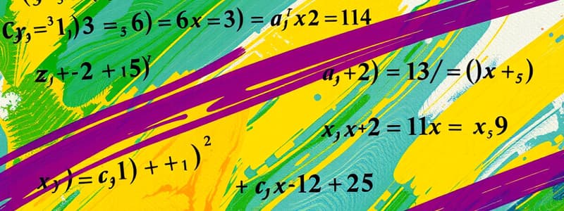 Algebra Class 10 Study Notes