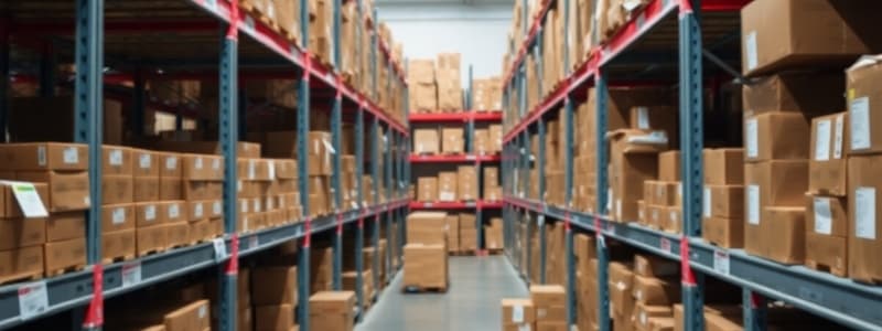 Inventory Management Methods Quiz