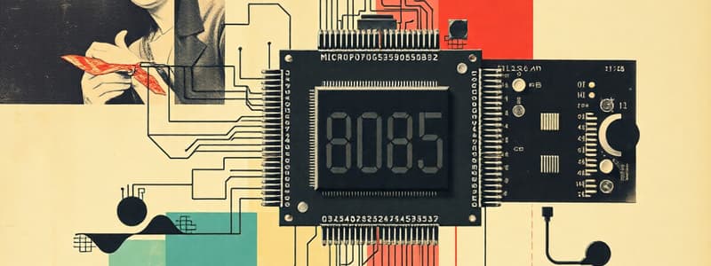 8085 Microprocessor Architecture Quiz