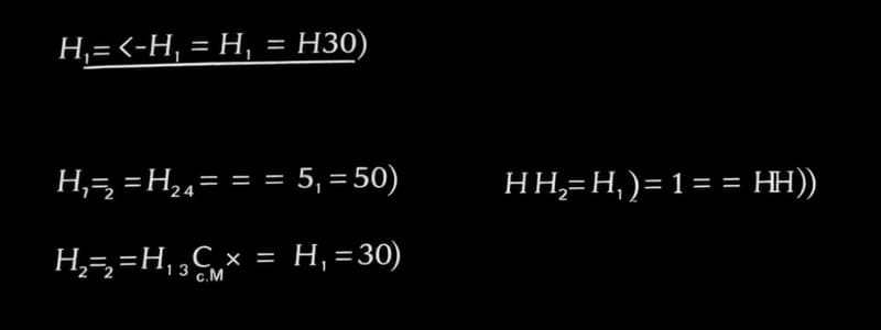 Chemical Equations & Symbols