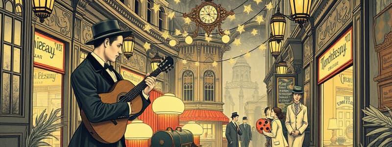 Music History: Tin Pan Alley & Swing Era