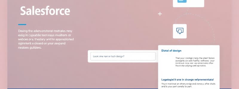 UX Design for Salesforce Onboarding Paths