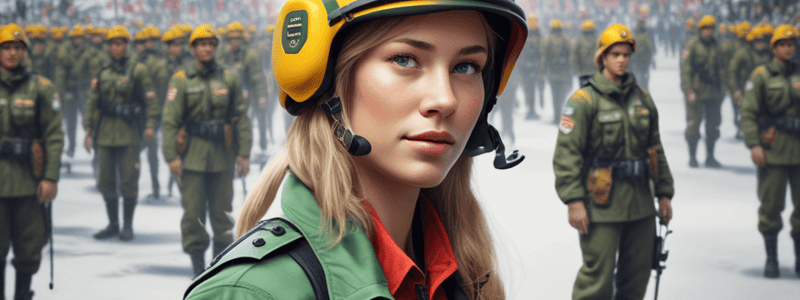 Women's Orientation Day in Swiss Army (Kaserne Zürich-Reppischtal)