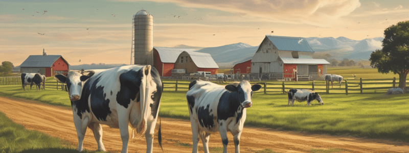 Dairy Farming and Milk Quality