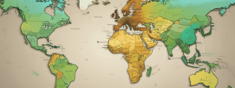 World Population Distribution Quiz