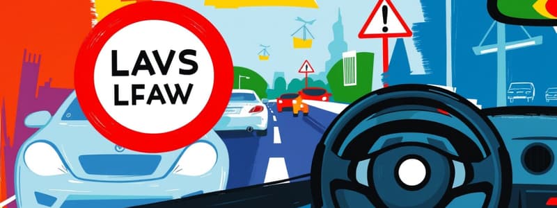 Driving Rules and Safety Quiz