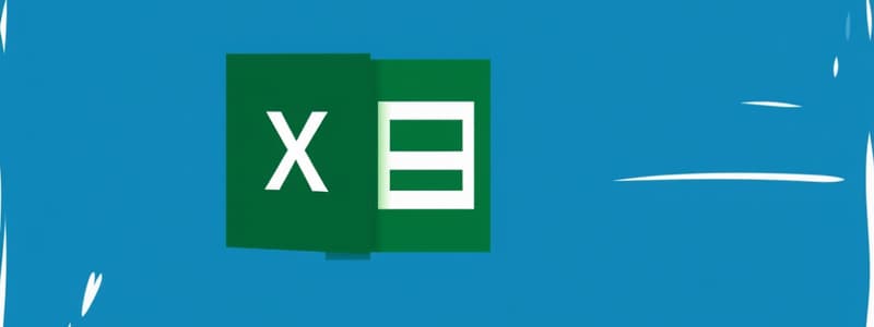 Excel Keyboard Shortcuts Quiz