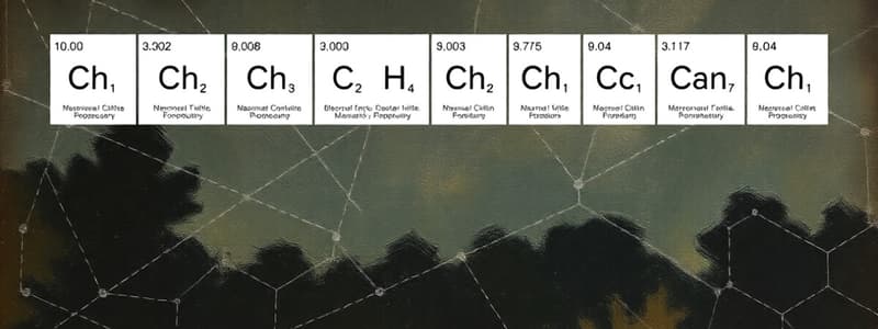 Chemistry Class on Chemical Formulas