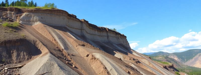 Exogenic Processes: Mass Wasting Quiz