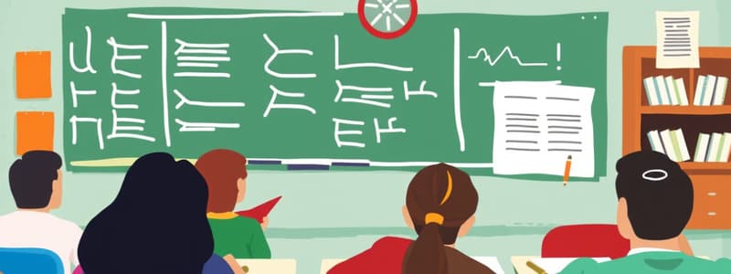 Principles of High-Quality Classroom Assessment