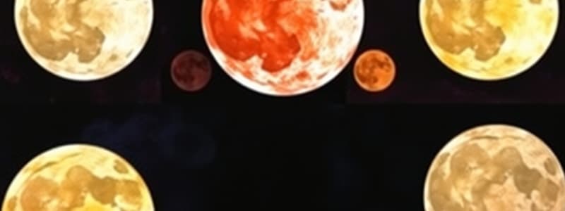 Moon Facts and Phases Quiz