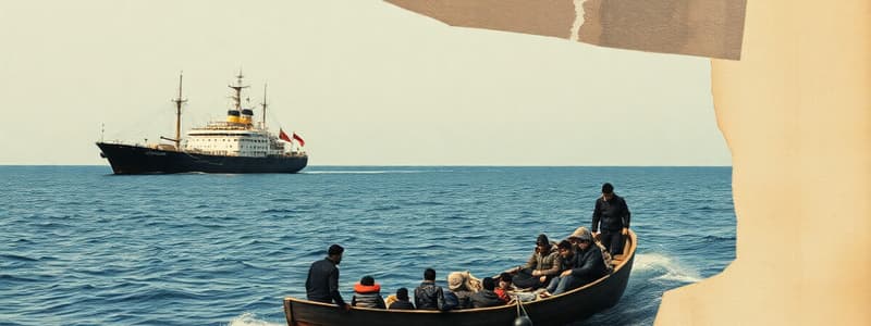 Aegean Sea Smugglers' Journey to Greece