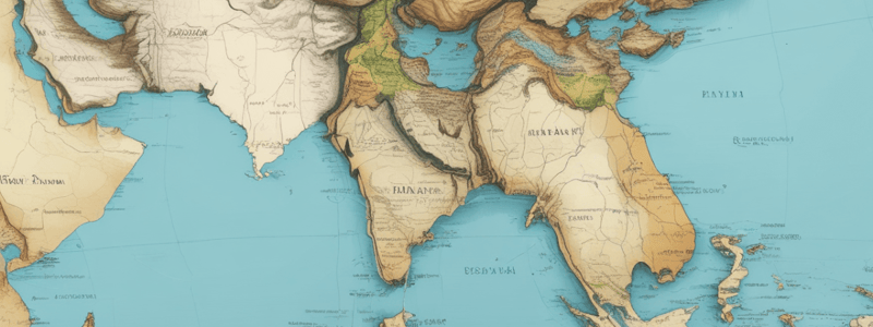 Indian Ocean Routes and India's Strategic Location