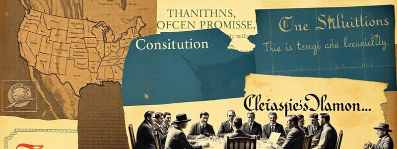 The Great Compromise and Three-Fifths Compromise