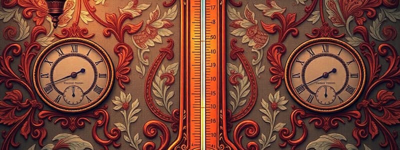 Fisica Capitolo: Temperatura e Dilatazione Termica