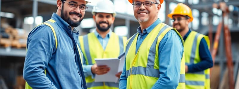 Construction Roles Quiz