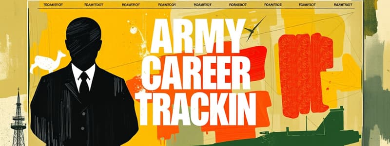 Army Career Tracker Overview