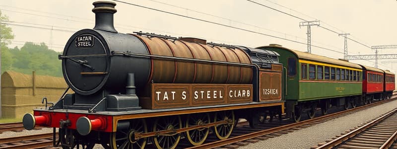 Types of Wagons and Tata Steel Facilities