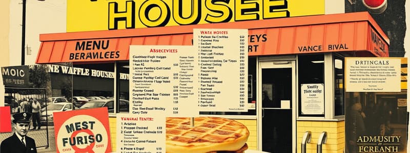 Waffle House Menu Abbreviations