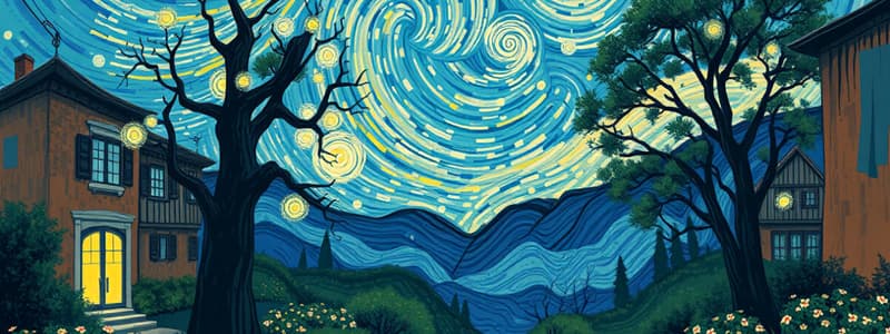 Van Gogh Art and Life Quiz