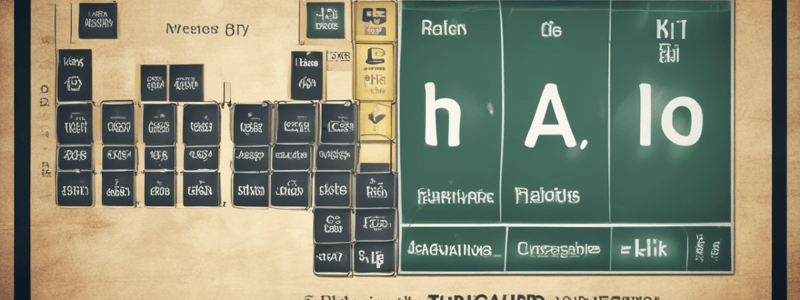 Trends in the periodic table SAQ2