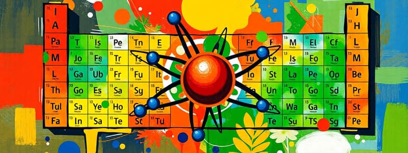 Development of the Periodic Table