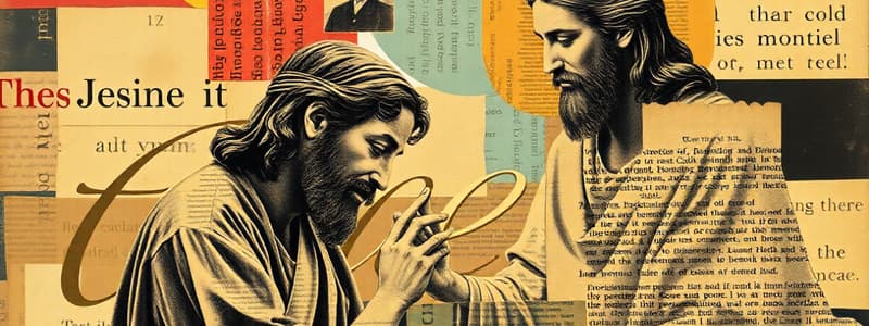 Jesus Forgives Sins Quiz