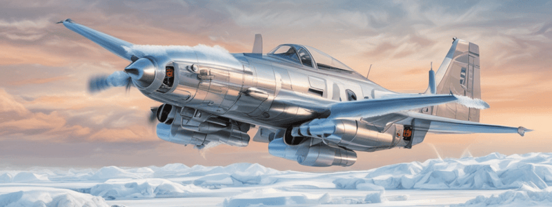 Aircraft Ice Formation and Carburettor Ice Quiz