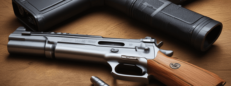 Firearm Safety and Operations