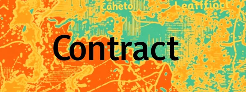 Contratti: Definizioni e Principi Fondamentali