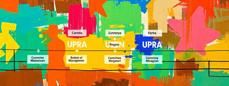 UPRA Organization Structure Overview