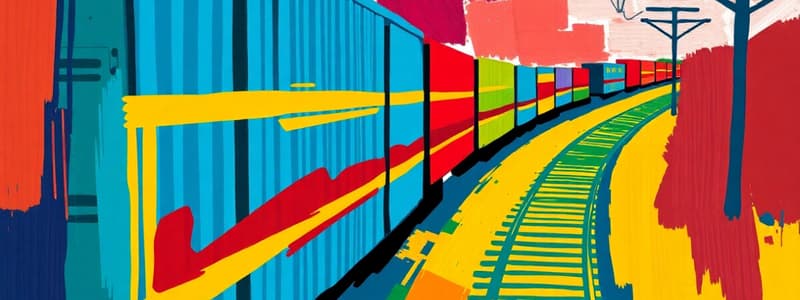 Container Train Operations in India