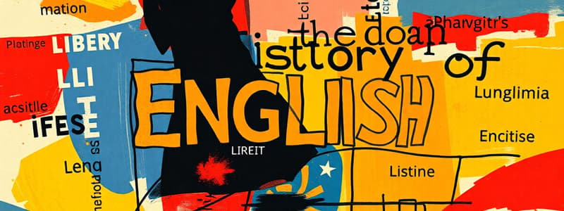 Origin and Evolution of the English Language