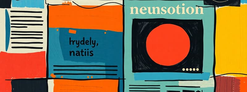 Medios Masivos de Comunicación y el Periódico