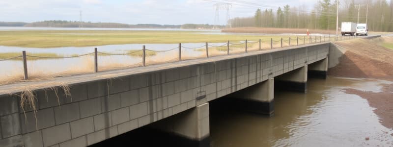 Flood Control Strategies Quiz