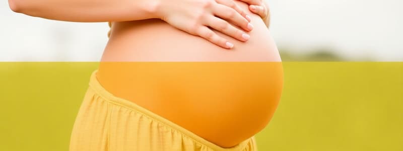 Pregnancy and Labor Quiz