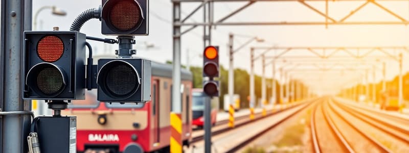 Automatic Block System on Double Line