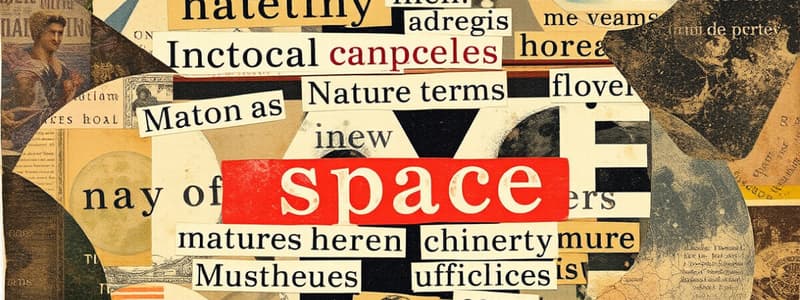 Word Jumble Quiz: Space and Nature