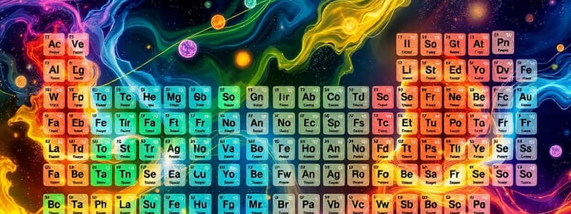 Periodesystemet og grunnstoffer